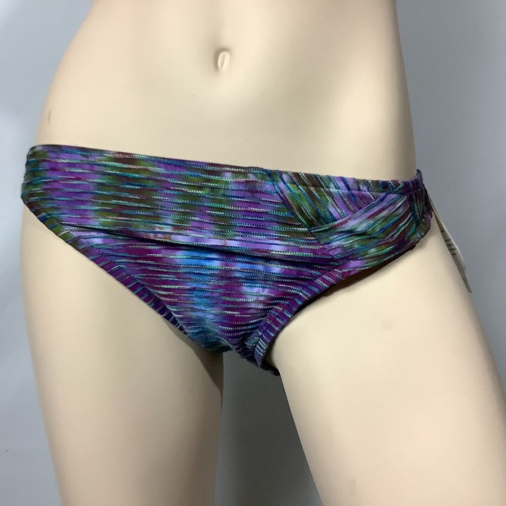 Lucky Brand Tie Dye Purple Braide Bikini Bottom